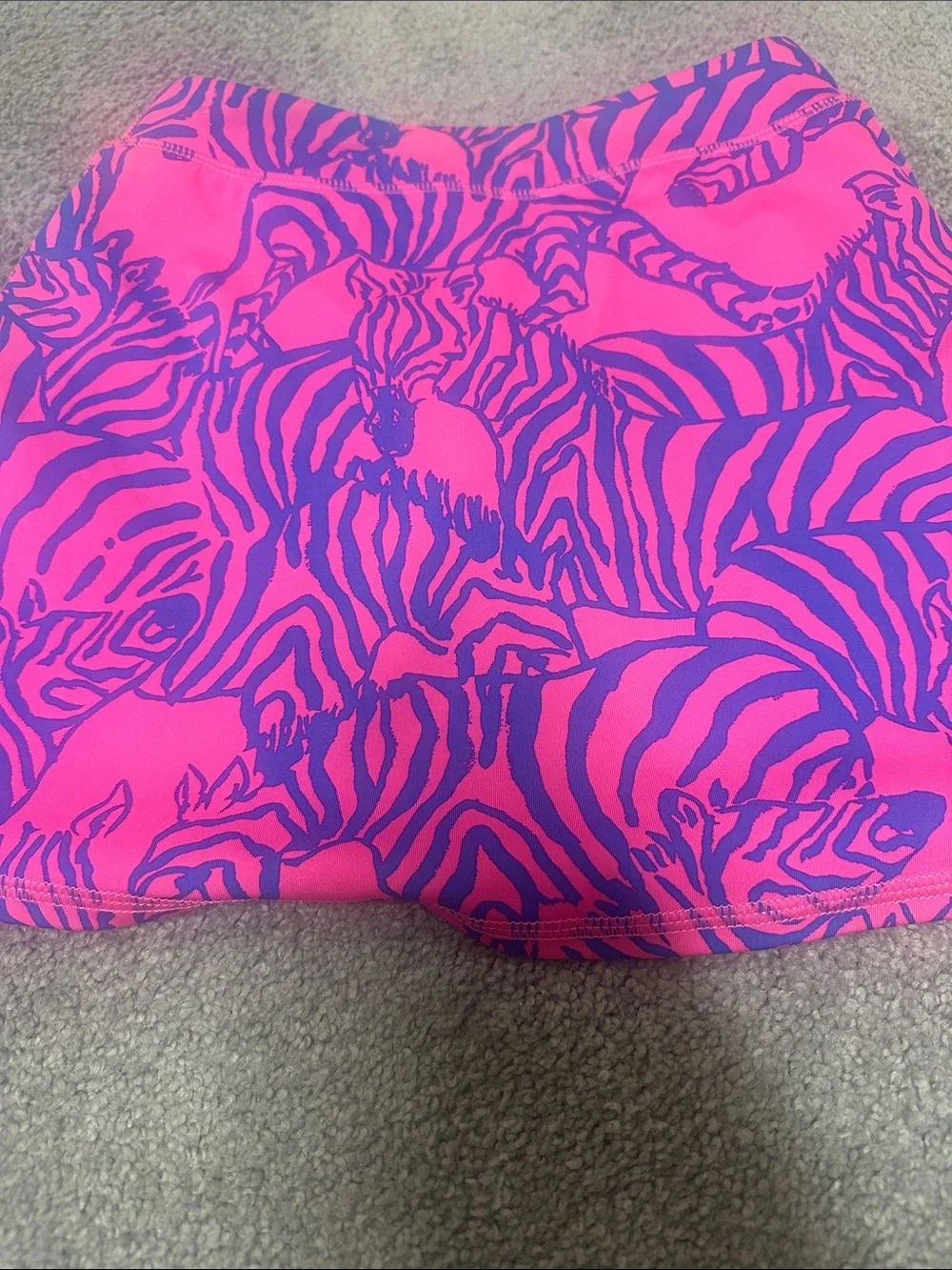 Lilly Pulitzer Pink Zebra-Print skort